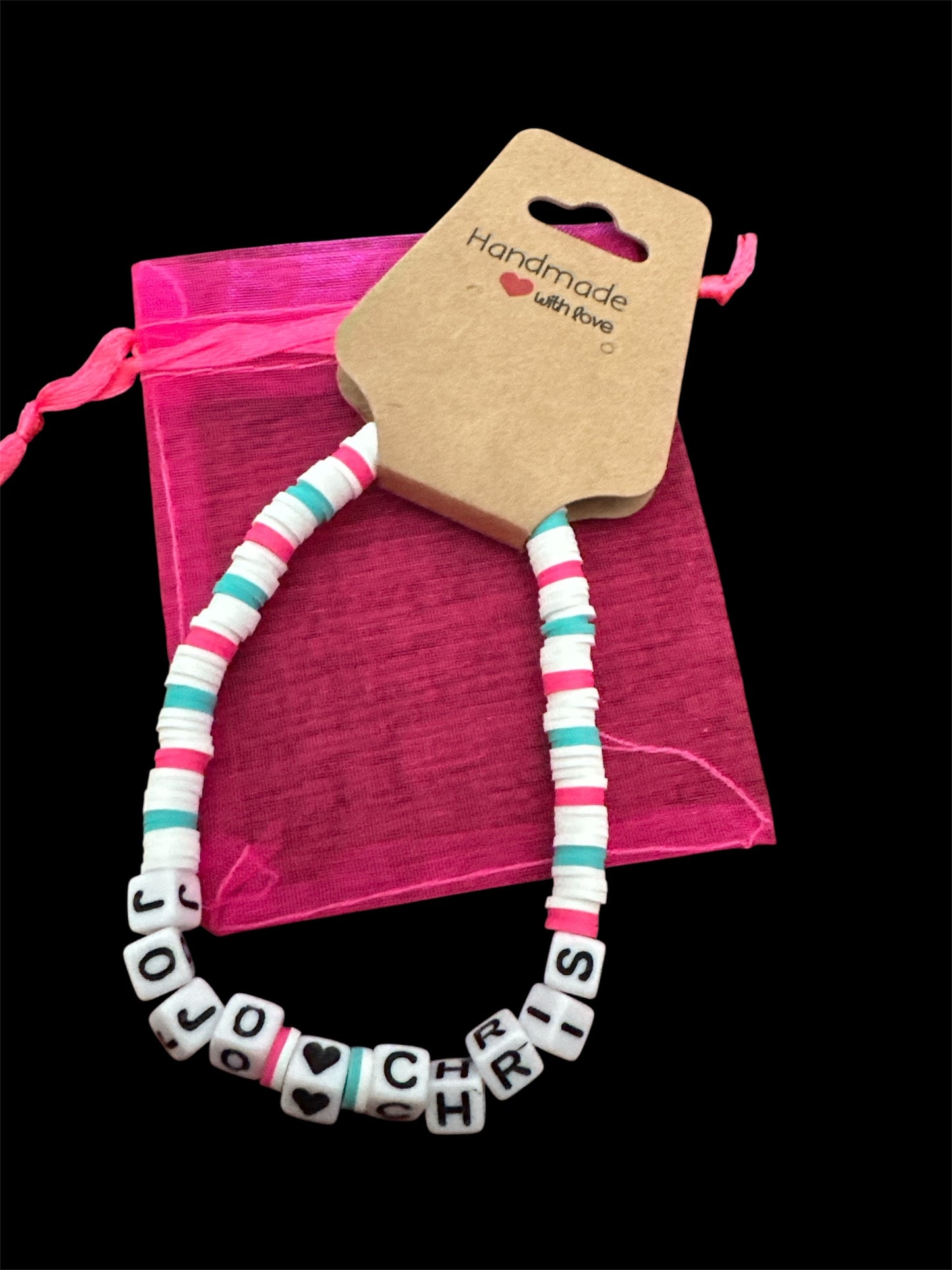 Jojo🩷Chris Clay beaded bracelet