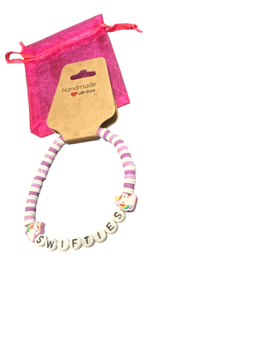 ‘Swifties’ Clay beaded bracelet