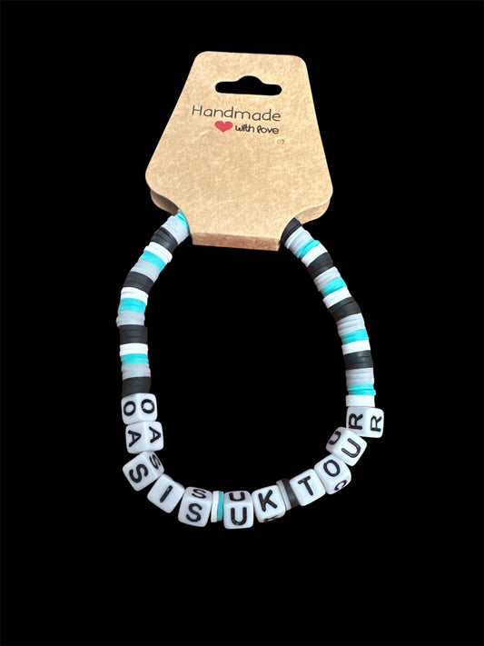Oasis UK Tour Clay beaded bracelet