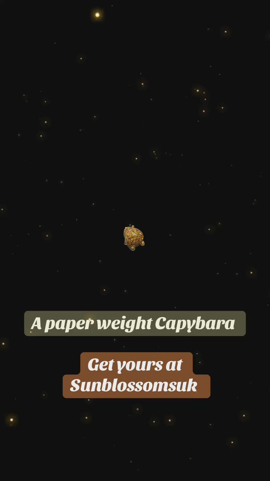 Capybara paperweight